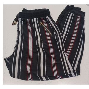 BAE CITY Women's Jogger Striped Plus Size 2X